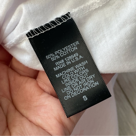 Aviator Nation Tshirt los angeles fire relief crop womens White (small) casual - Picture 5 of 6